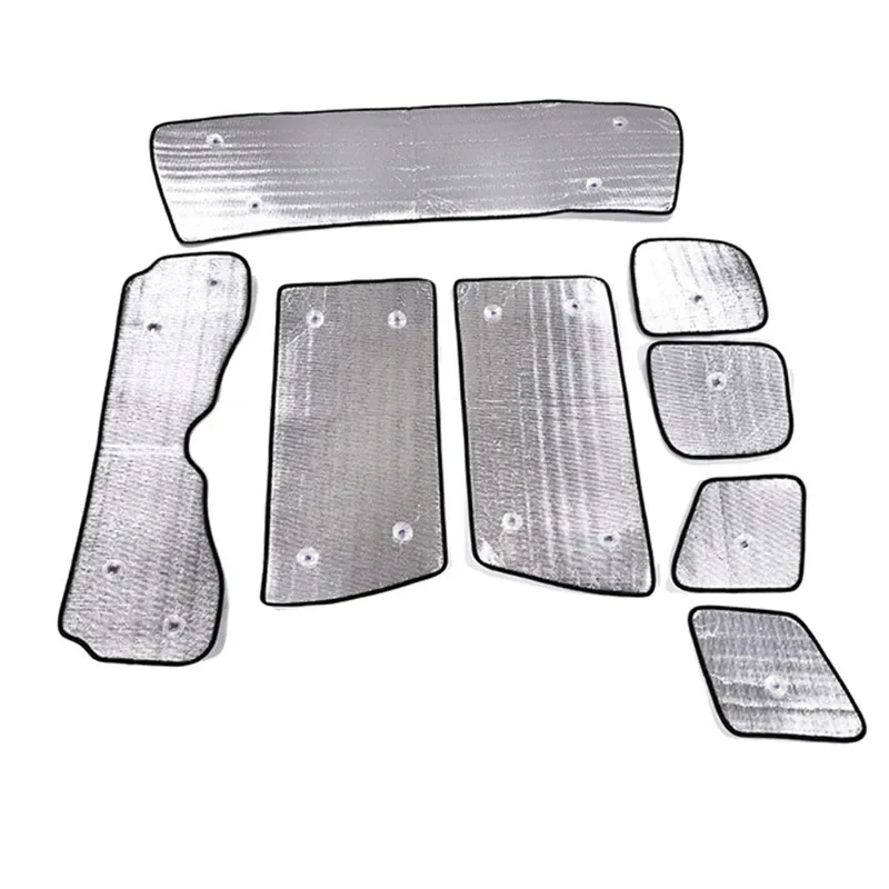 For Toyota FJ Cruiser 07-22 Aluminum Foil Car Front Windshield Full Window Glass Sunshield Foldable Protection Cover Accessories