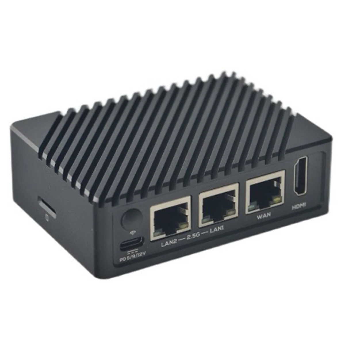 

B94A NanoPi R5S Router Dual 2.5G+Gigabit Mini Development Board CNC All Metal Housing RK3568 WIFI6