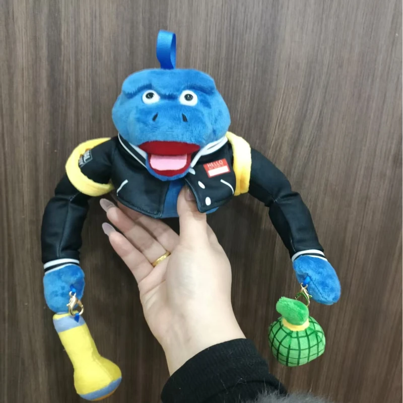 Blue Orangutan Keychain Plush Toy Cute Monkey Keychain Soft Stuffed Animal Bag Pendant Kawaii Keyring Kids Gift Collectible 2026