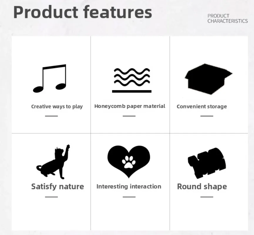 Cat Scratch Board Cat Toy with Bell Cat Cat Climbing Frame Foldable Recyclable Accordion Cardboard Kitten Toy with Ball