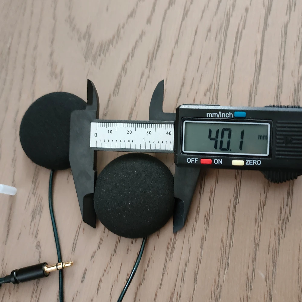 ELFINEAR 40 mm Motorradhelm-Lautsprecher-Kopfhörer, kompatibel mit Cardo, Sena, Lexin, Vimoto. Funktioniert mit den meisten Helmkommunikatoren – Detail 8