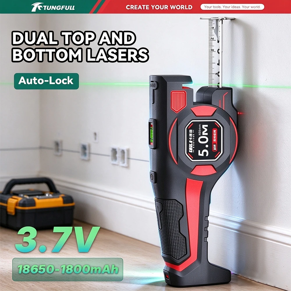 Laser Distance Meter 2 In 1 Tape - Medidor de Distância a Laser 2