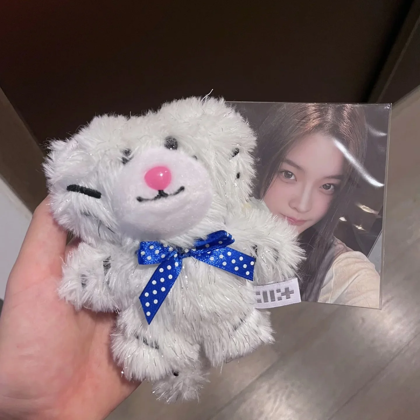 KPOP ILLIT أفخم دمية المفاتيح المنبثقة مخزن دمية حقيبة قلادة YUNAH MINJU WONHEE IROHA MOKA المشجعين جمع الهدايا #2