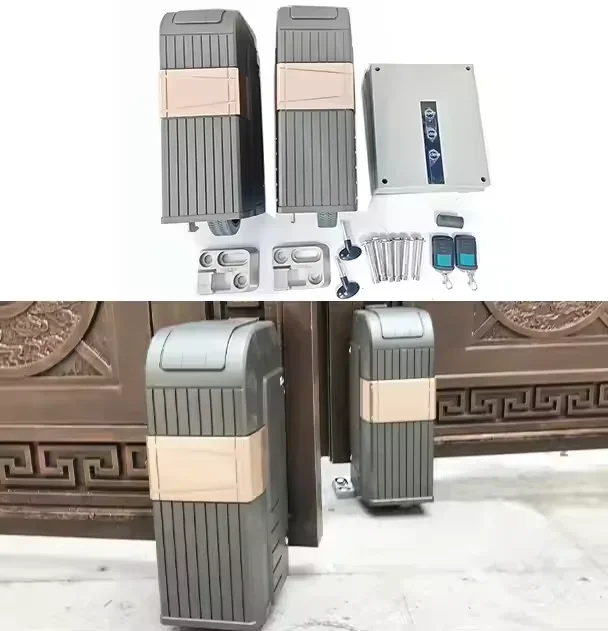 

Heavy Duty 600kg*2 Rolling Fence Driveway Dual Swing Gate Opener DC 24V Automatic Gate Opener