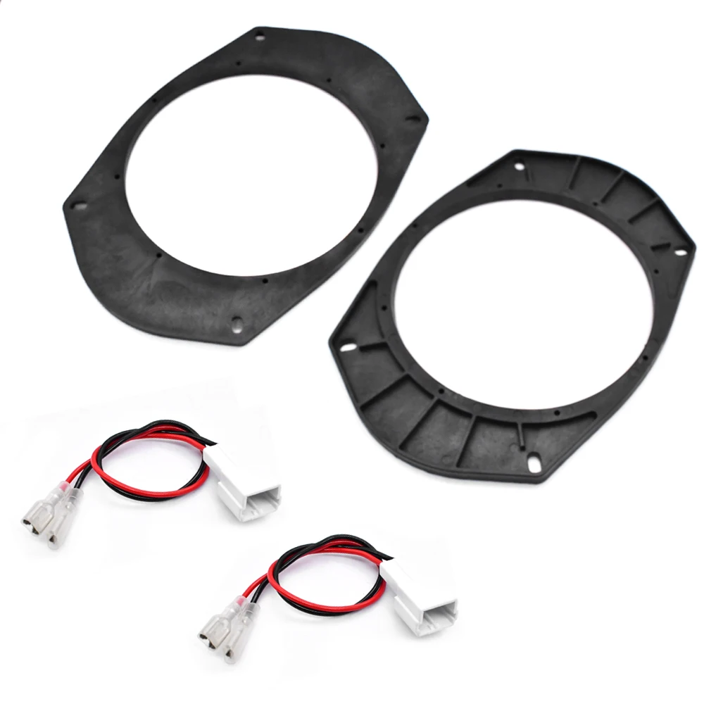 Car Door Speaker Mat Adapter Plates Bracket Spacers Ring 6*9“ to ” 6.5