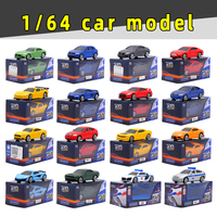 RMZ 1/64 Famous Car Series Sports Car Diecast Model Car Four Wheel Sliding Collection Model Of Children's Toy Car