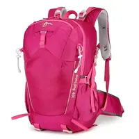 40L Outdoor Hiking Camping Backpack Bag Men Outdoor Waterproof Light Climbing Bag Woman Cycling Backpack With Waterproof Cover