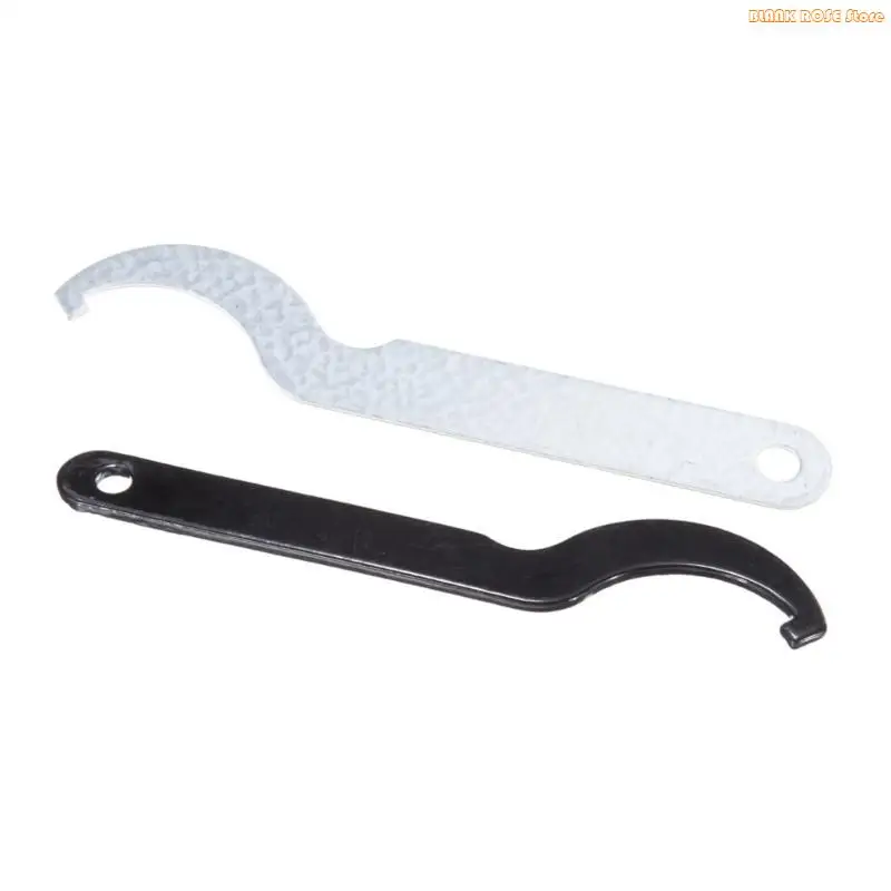 K1AE Motorcycle Suspension Maintenance Wrench Steel Construction NonSlip Hook Mechanics Use