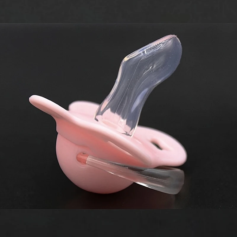 لهاية أطفال من السيليكون بأربعة ألوان مع حلمة إبهام وحلمة مستديرة، لهاية مهدئة بتصميم زهور للاستخدام اليومي مع غطاء للأطفال