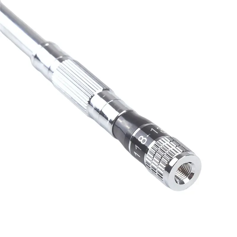 [B24B!】 High Gains 118-136Mhz Telescopic Antenna Airband SMA-M Connector For Walkie-Talkie Aviation Band Reception/Transmissions