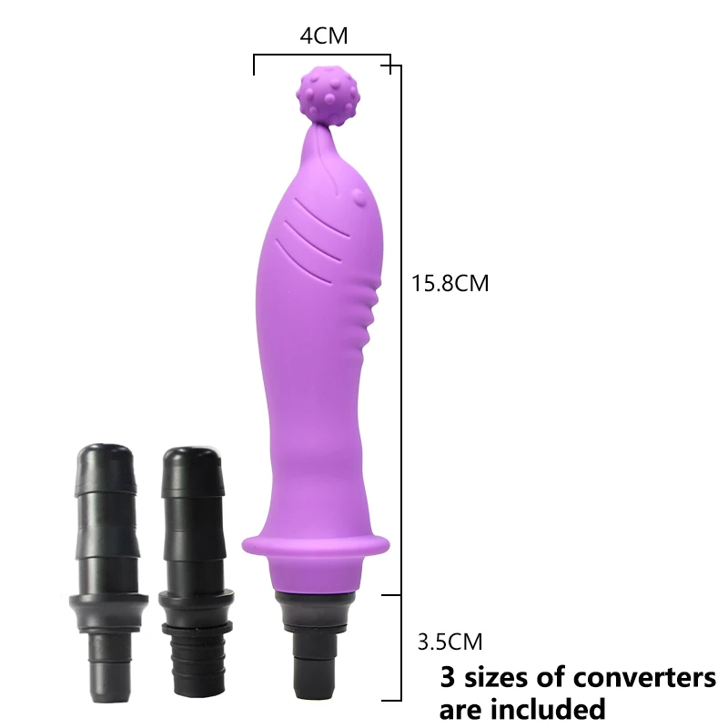 Silicone Fascia Gun Massage Head, roxo, vários usos, incluindo três interfaces, usado para Fascia Gun, 1pc