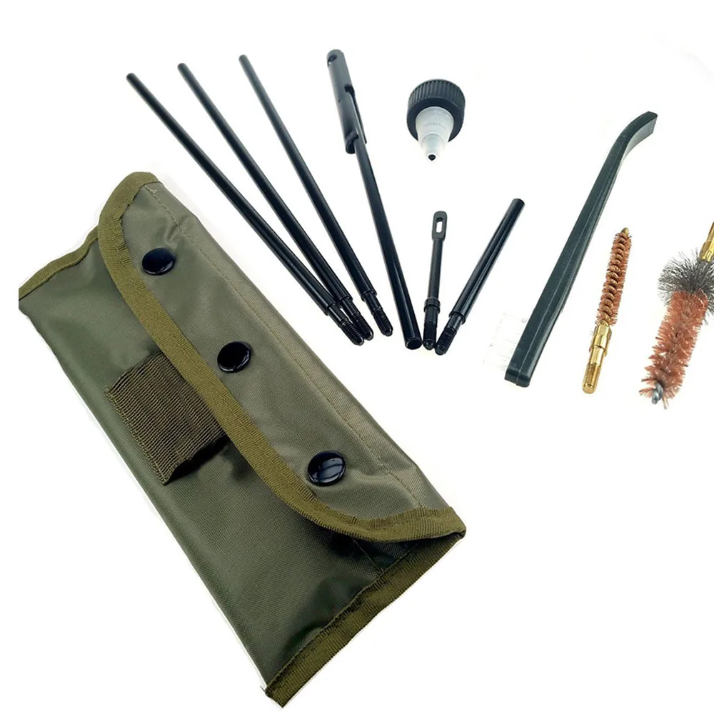 M16 and AR-15 Field Cleaning Kit for All M16 and AR-15 Variants/Mil-Spec Quality with Olive Green Bag Gun Cleaning Set