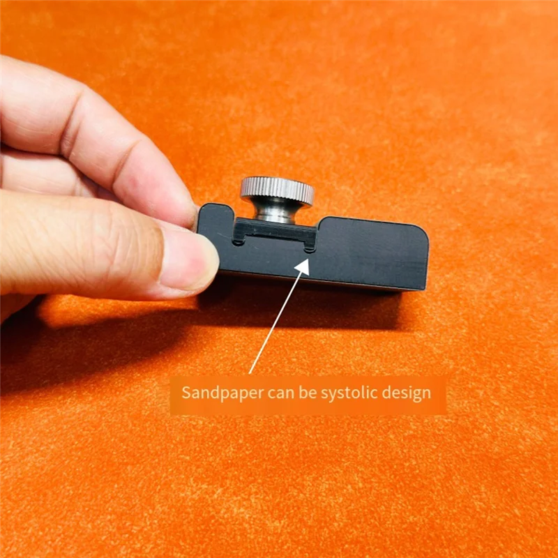 

ABRO-POM Sandpaper Holder Grinding Clip Inside Corner Flat Polishing Model Handheld Sandpaper Leather Sanding Clip