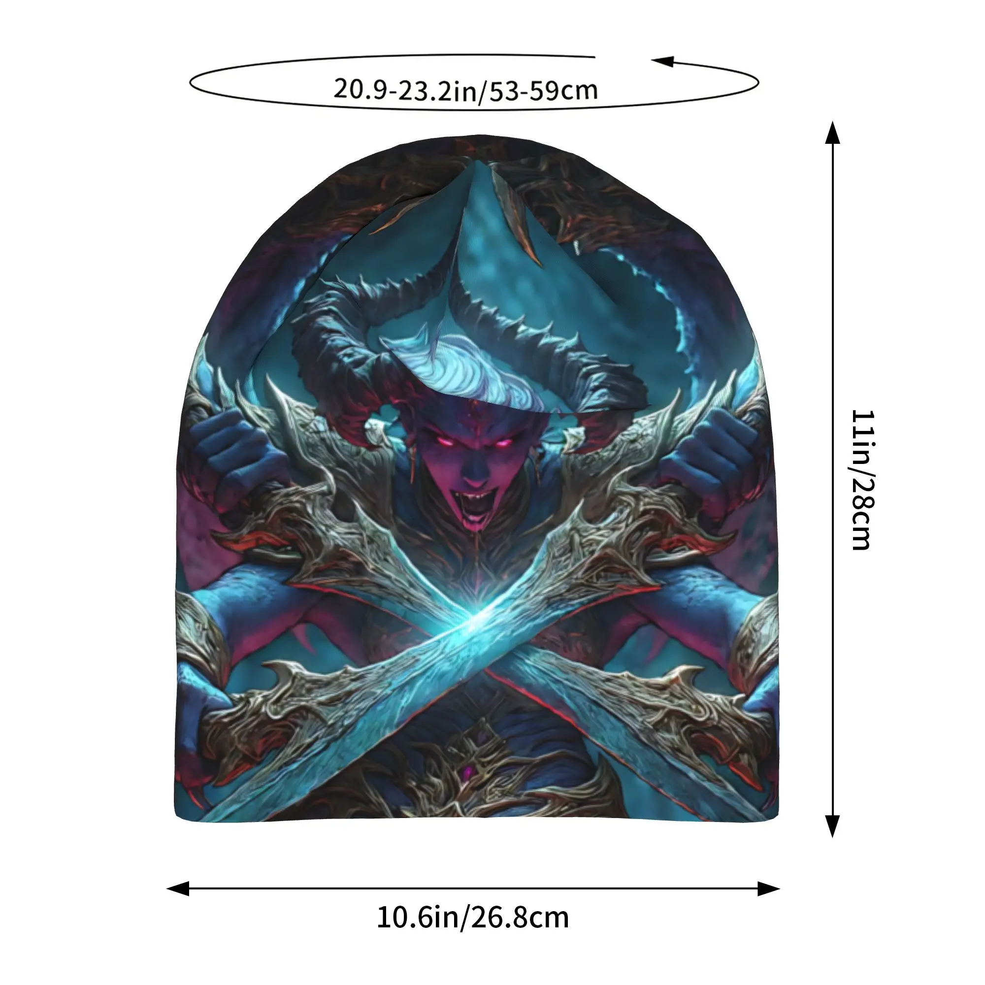 Gorros Cthulhu Theme  Outdoor Hats Abyss Head Demon Pattern Thin Hat Bonnet Hipster Skullies Beanies Caps Men Women's Earmuffs