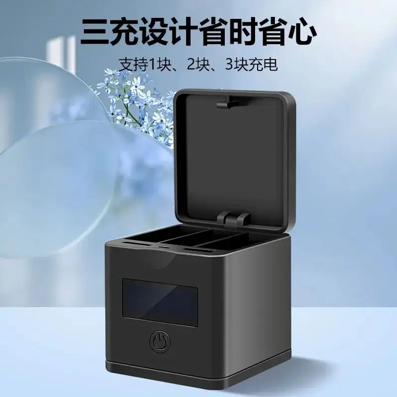 Clownfish Charger for Gopro Hero 121109 Fully Decoded Battery USB Dual Charger Battery AHDBT Battery Charger Camera Accessories