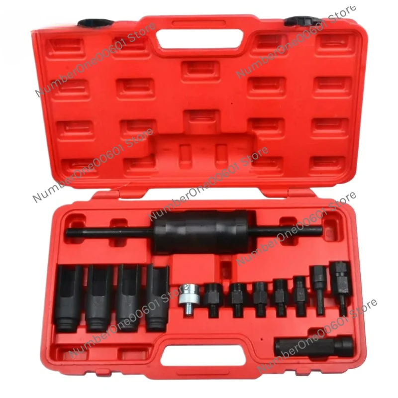 14 Pcs Injection Puller Extractor Tool For Bosch Delphi Deso Siemens Diesel Injector Remover Common Rail Adaptor