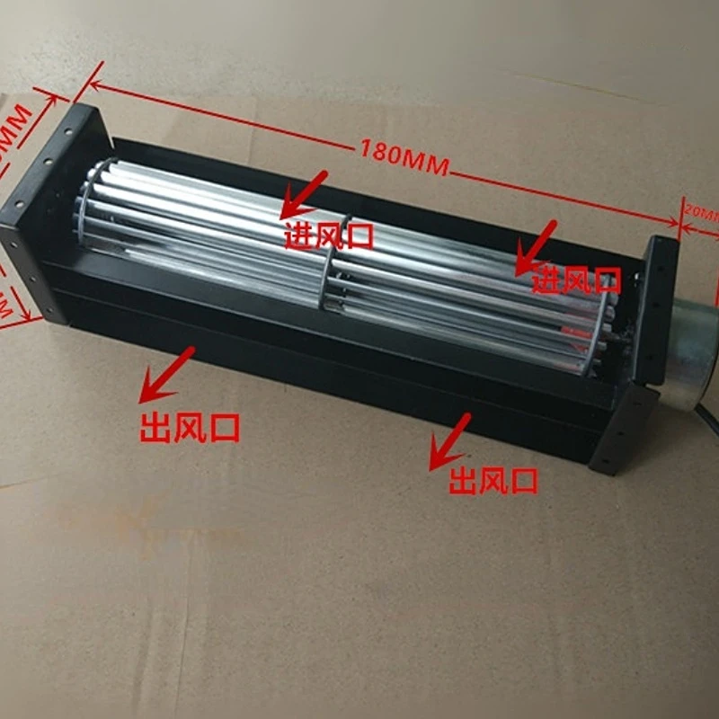 

130150 Cross-Flow Fan DC Crossflow Fan Dc12v/24V Steam Baking Oven Drum Fan Elevator Air Curtain