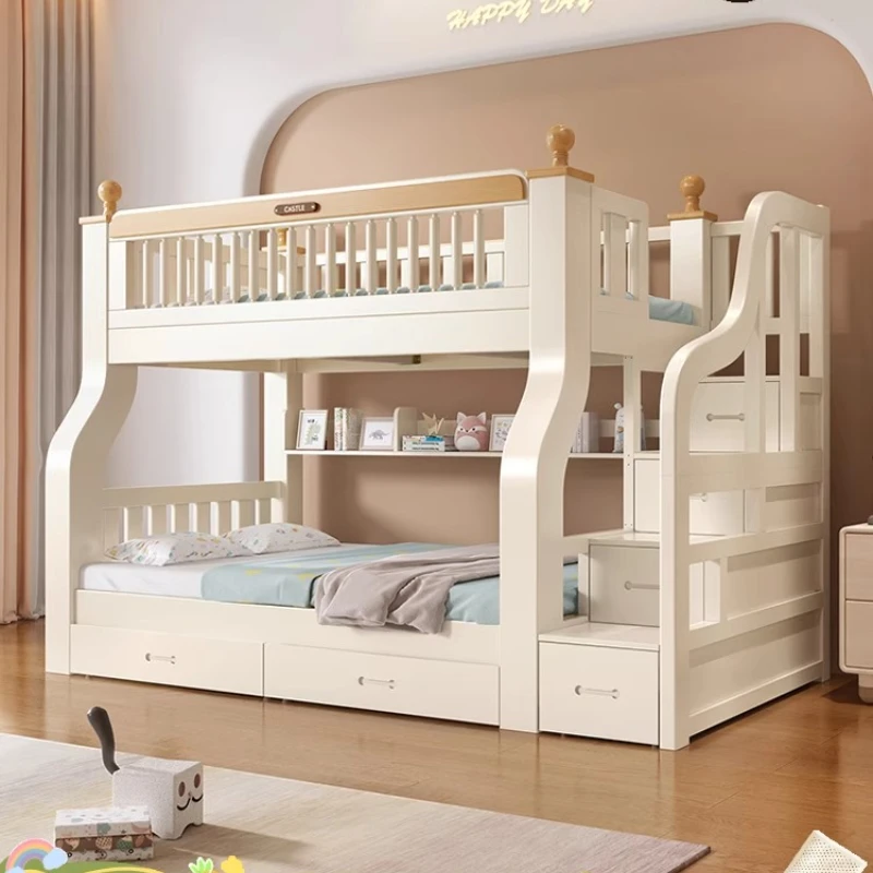 

Kids Bed Wooden Bed Boy Bed Girl Child Twin With Storage Toddler Beds For 3 To 10 Years Children's Bedroom Furniture