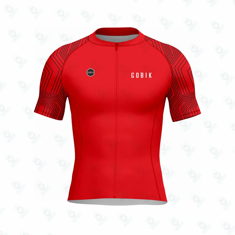 Cobik Short Sleeve Cycling Jersey for Men Classic Bicycle Tops Summer Shirt Cyclist Maillot Cycle Bike Wear Outdoor Uniform 2024