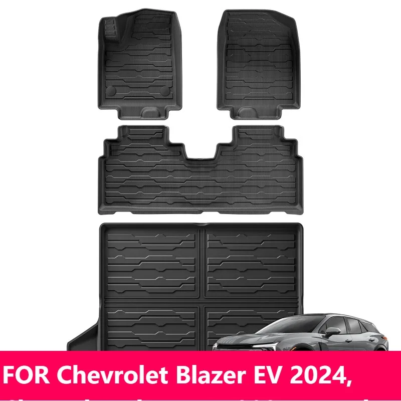

Для Chevrolet Blazer EV 2024 2025 и для Honda Prologue EV 2024 TPE 3D напольные коврики Всепогодные черные
