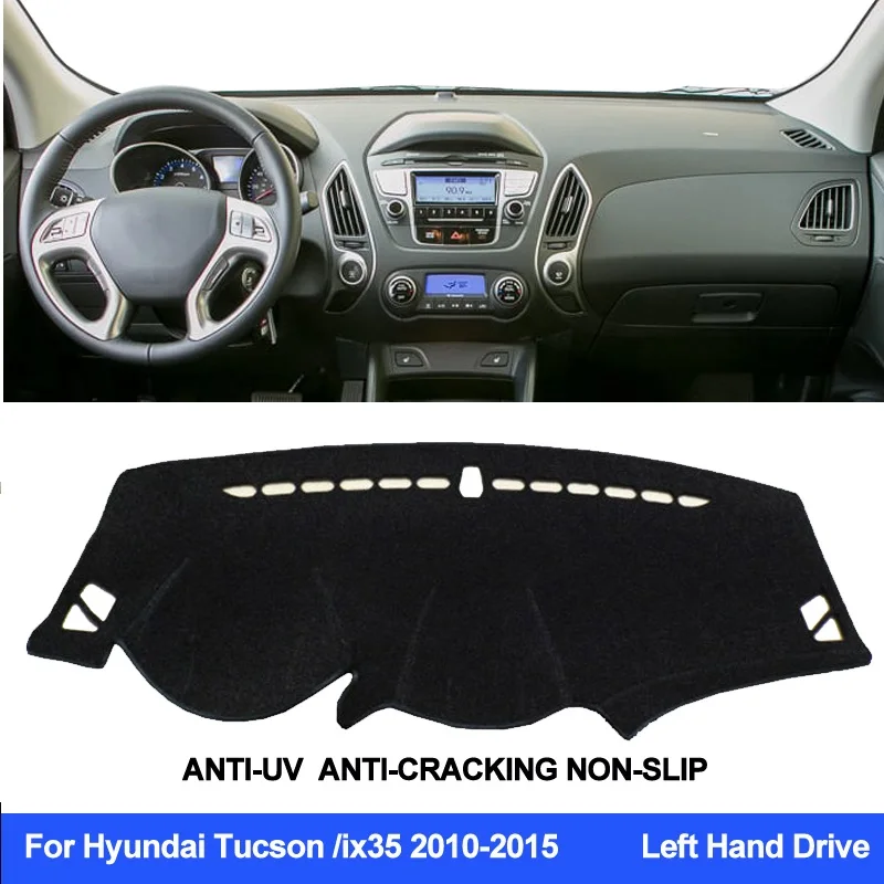 

Car Auto Dashboard Cover For Hyundai Tucson ix35 2010- 2012 2013 2014 2015 Dash Mat Dashboard Pad Carpet Anti-UV Anti-slip