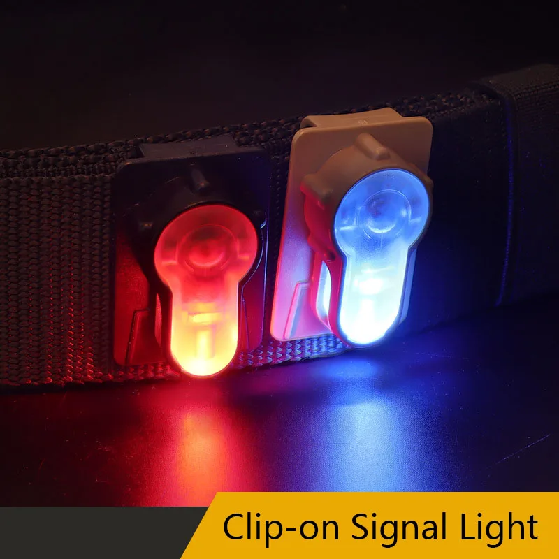 Clip-on Tactical Signal Light, Waterproof, Outdoor Survival, Flash, Motion Recognition, Real CS, Multi-person Recognition