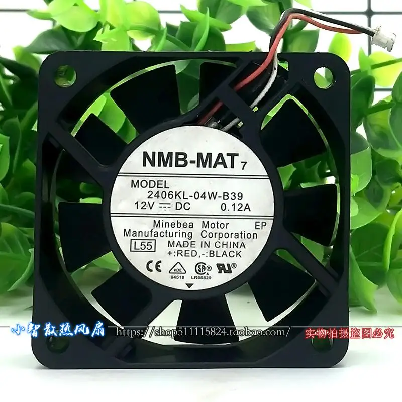 ORIGINALE 2406KL-04W-B39 12V 0.12A 6015 60*60*15mm NUOVO RADIATORE VENTOLA DI RAFFREDDAMENTO