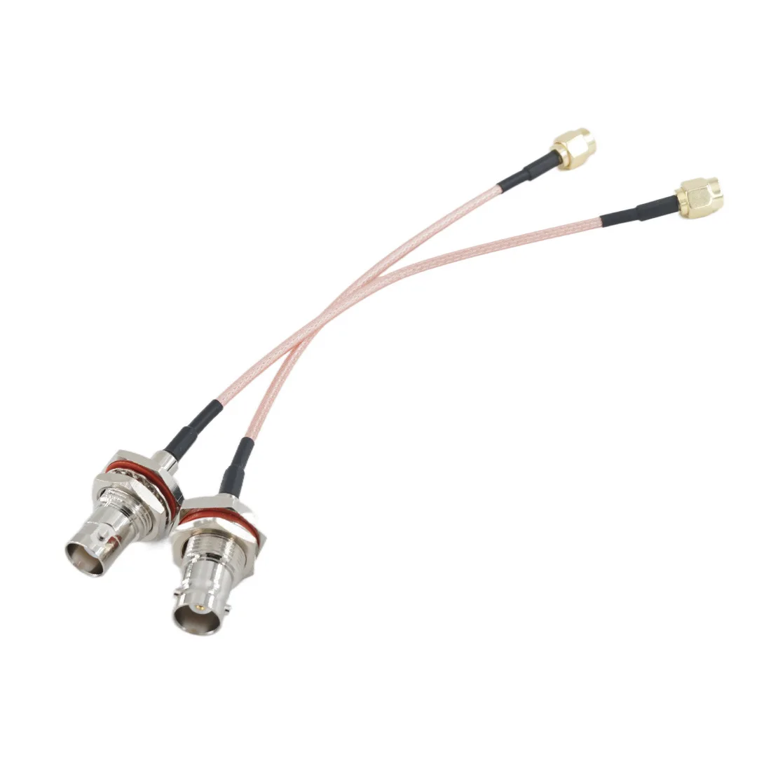 Coaxial adapter cable BNC female waterproof to SMA male RG316 wire SMA to BNCKY large hexagonal length can be ordered
