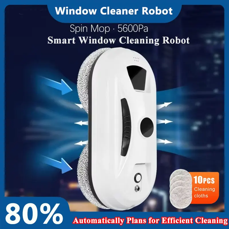 

Window Cleaning Robot Window Washer Robot Home Appliance Vacuum Cleaner Window Cleaner Electric Glass With Remote Control