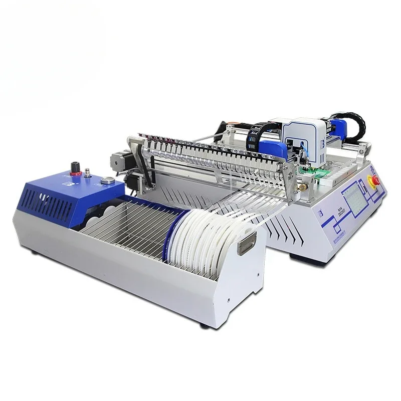 Mini High Speed LED Pick and Place Machine /SMT Desktop     Production Line Automatic Pcb Assembly 