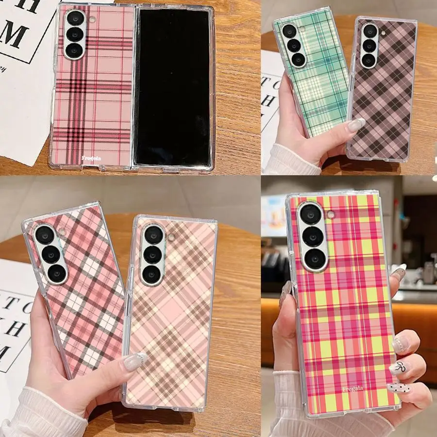 Transparent Soft Phone Cover Case for Samsung Galaxy Z Fold 8 Ultra ZFold3 ZFold6 ZFold5 ZFold4 Z Fold 7 6 5 4 3 ZFold7 Blue