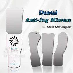 Orthodontic Anti-fog Reflective Glass With Fan Dental Oral Reflector Mirror For Defogging Occlusal Cheek And Tongue Irradiation