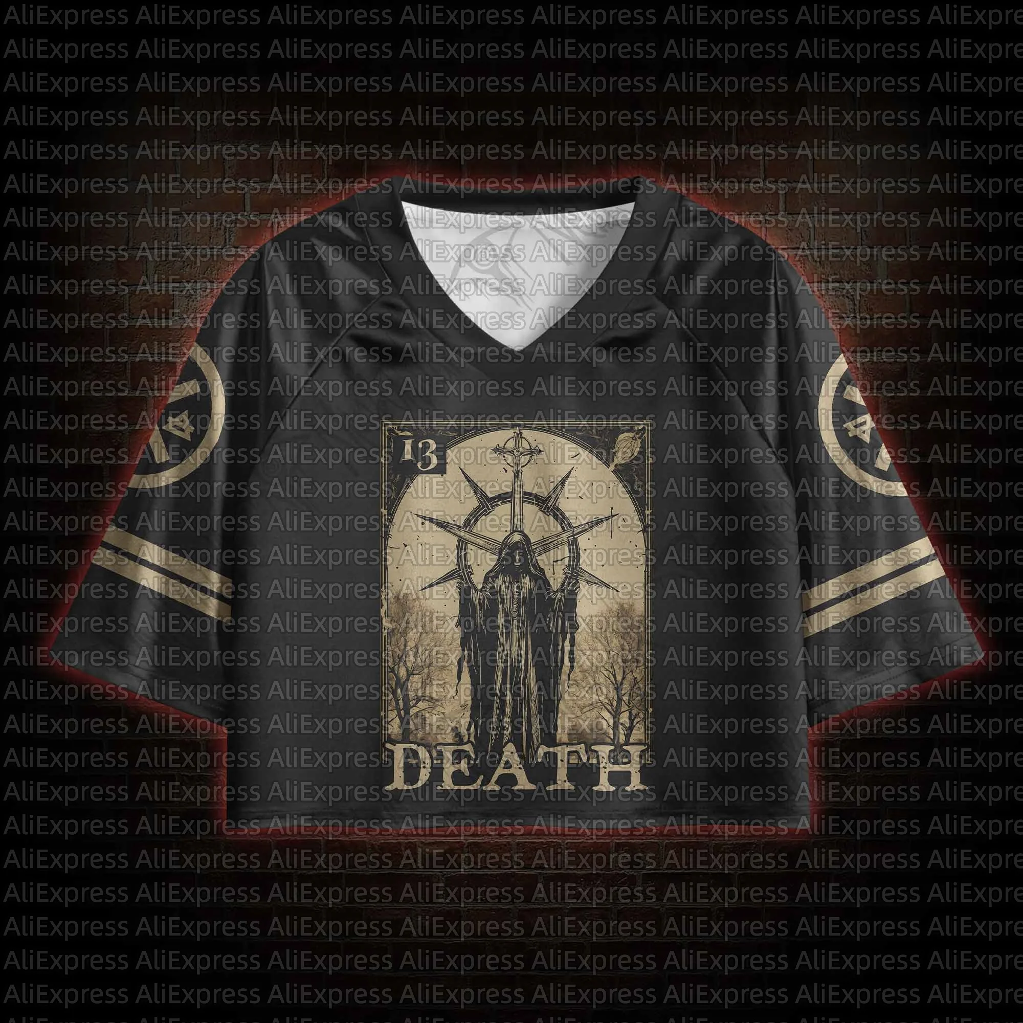 2026 New Movie Sports Fashion Adult Children V-neck Crop Top T-shirt Street View Clothing Gothic Horror Fan Gift