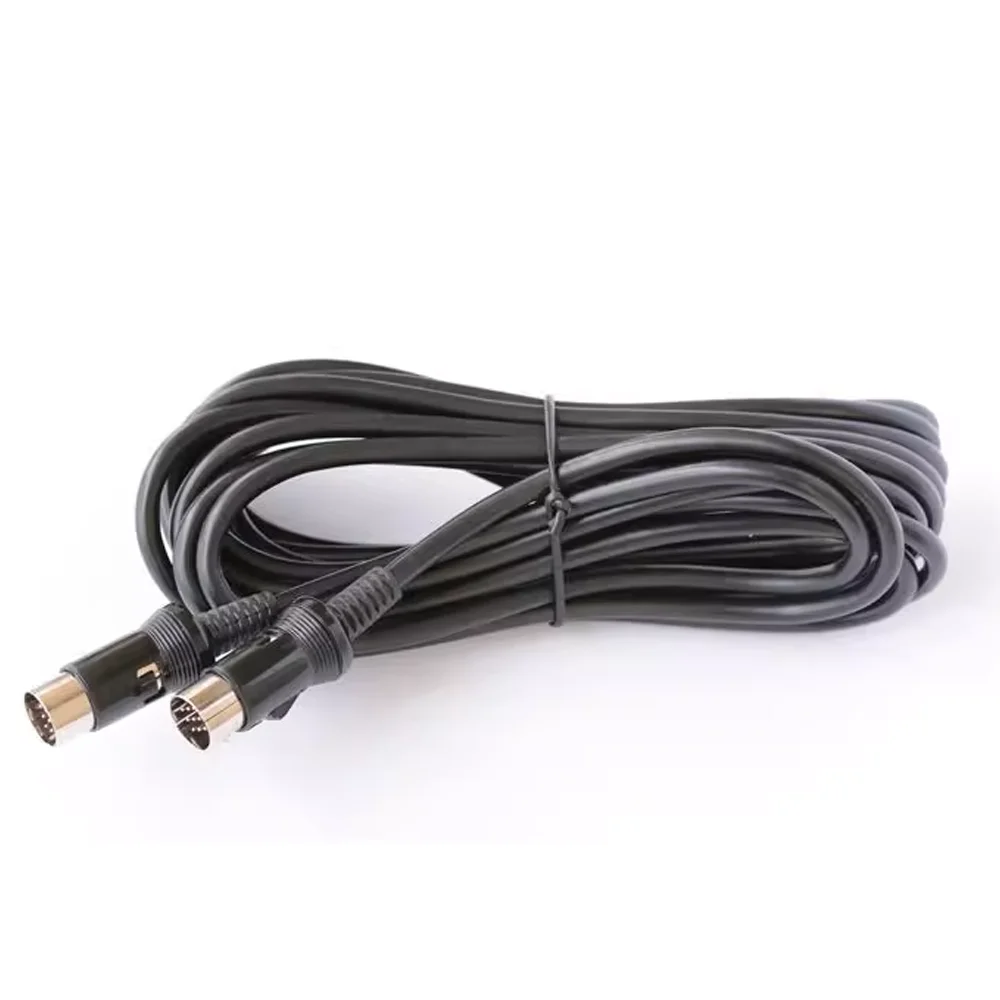 Para Clarion Radio Kenwood Radio13pin caja de disco Cable de conexión suministro de coche Abs reproductor de CD 5M 13Pin Din Cable de Audio macho-macho