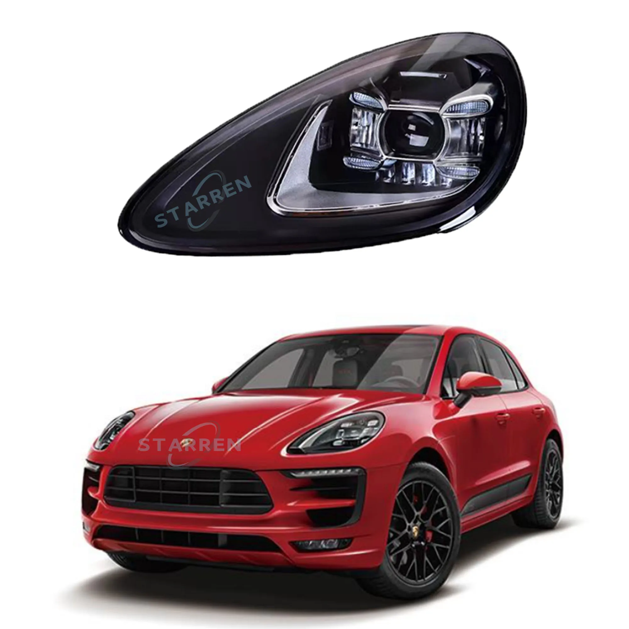 

958 Headlight Original Quality Car Led Headlights 2015 2016 2017 Upgrade 2018 Headlamp Headlights for Porsche Cayenne