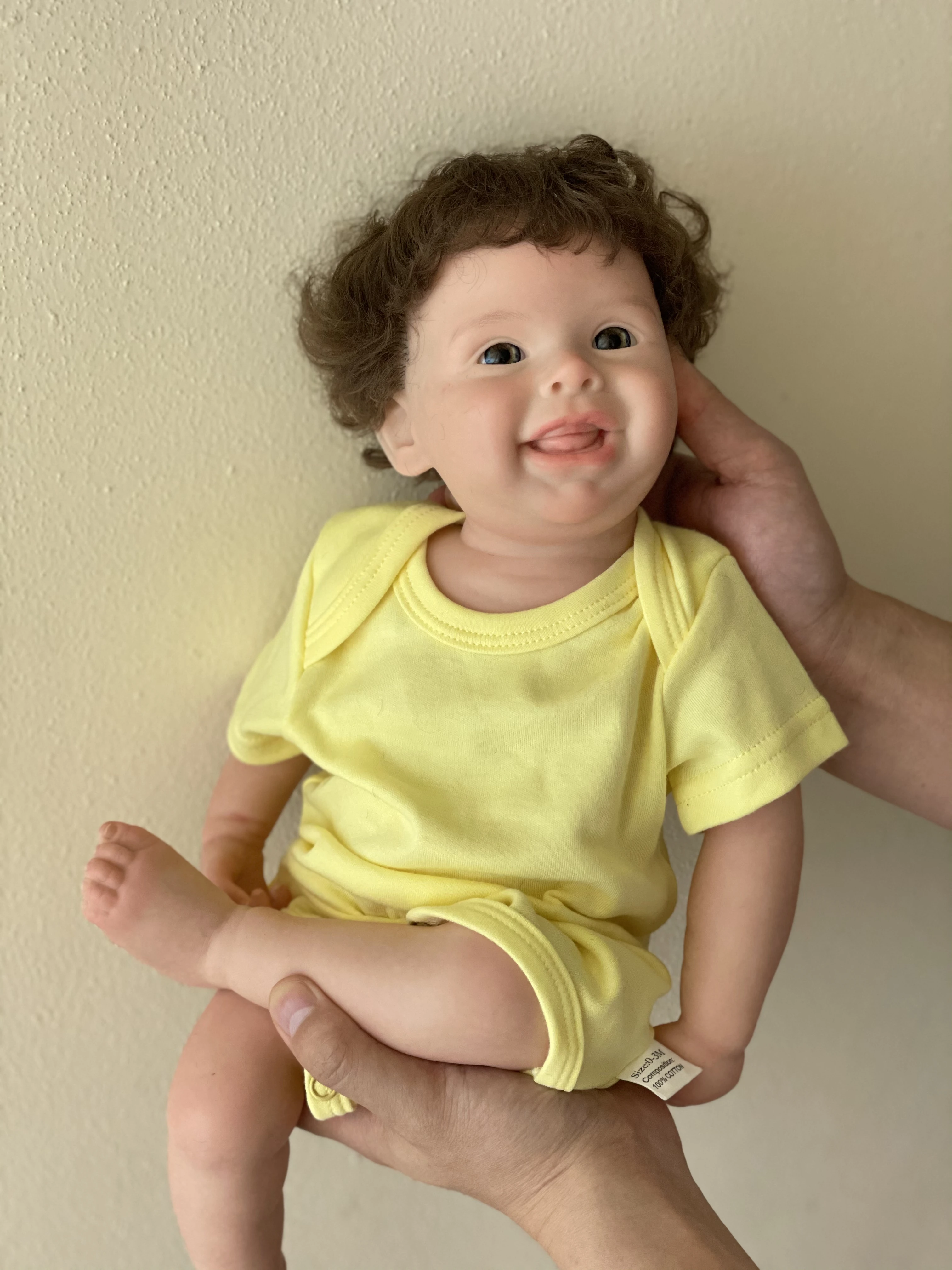 45CM Reborn Silicone Dolls Harper Handmade Painted Full Soft Solid Silicone Reborn Baby Dolls For Kid's Gifts Corpo De Silicone