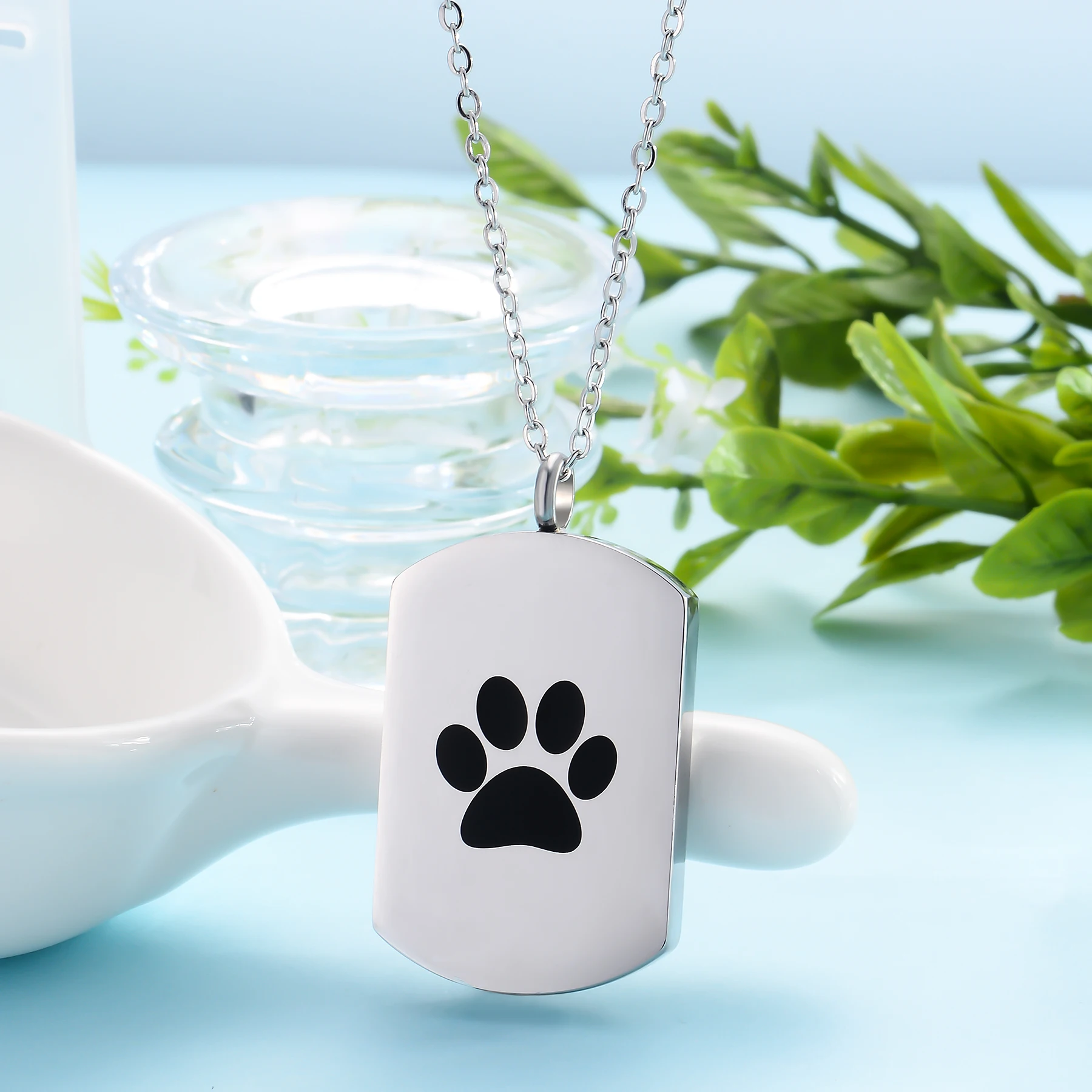 الفولاذ المقاوم للصدأ جرة الحرق المفاتيح الحيوانات الأليفة سحر مجوهرات جنائزية رماد جرة كيرينغ للتذكاري دروبشيبينغ #5