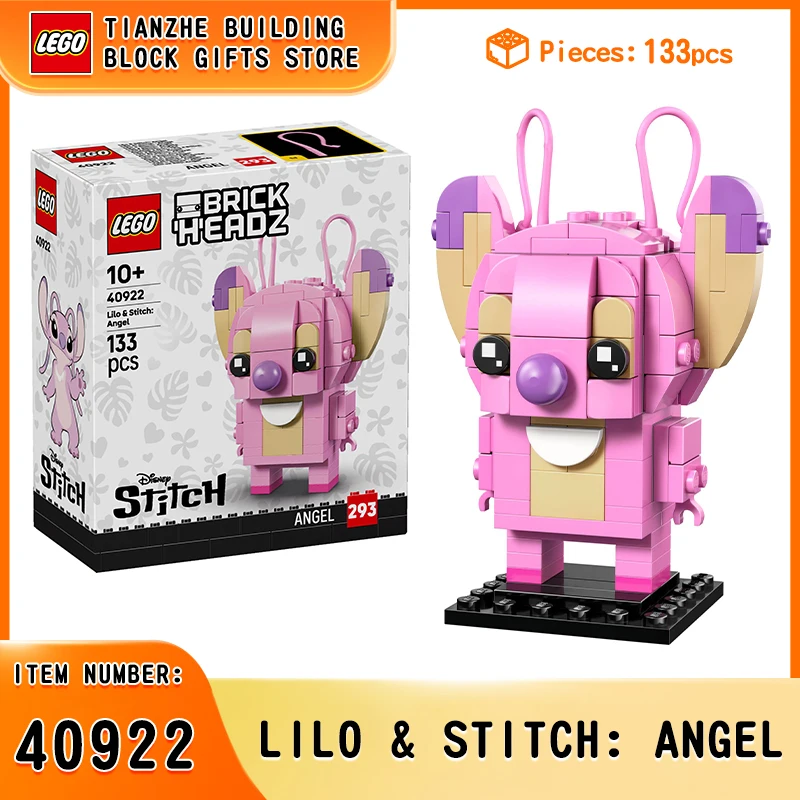 

LEGO BrickHeadz 40922 Лило, Стич и Энджел – Милая развивающая игрушка-конструктор, идеальный подарок для девочек