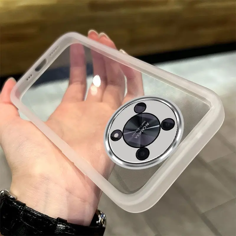 حافظة لهاتف هواوي نوفا Y90 Y91 حافظة لهاتف هواوي نوفا Y91 Y 90 91 غطاء Novay90 حماية الكاميرا غطاء خلفي شفاف