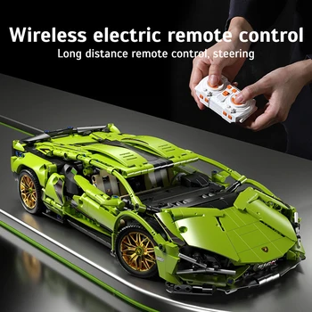 Technic Racing Sports Car 1280pcs Model Building Blocks City Mechanical Speed ​​Vehicle Supercar Bricks Puzzle Toys Children Adult Gift