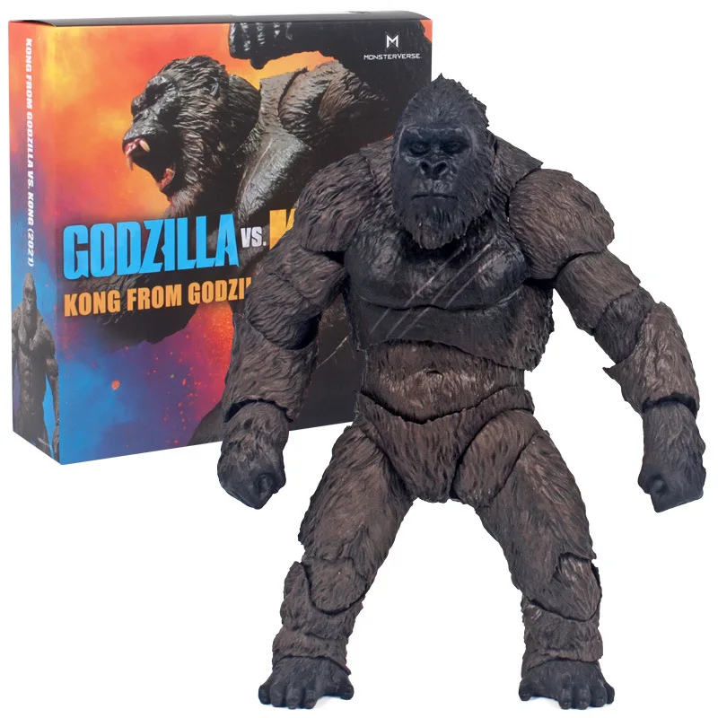 Figura de acción de King Kong Vs Godzilla, modelo de película, articulaciones móviles, juguetes Kingkong para niños, regalos para niños, 2021