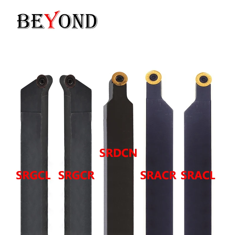 BEYOND SRDCN1616H10 SRDCN1212H10 SRDCN1212H06 SRDCN SRACR SRGCR RCMT External Turning Lathe Machining Cutter Tool Holder CNC