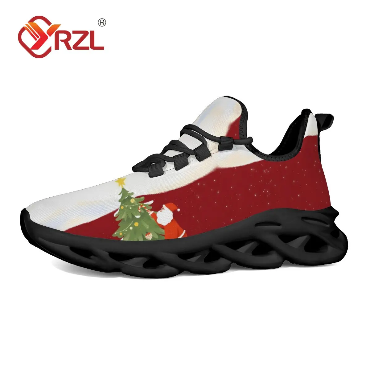 أحذية YRZL للتدريب في صالة الألعاب الرياضية للرجال خفيفة الوزن سهلة الارتداء بتصميم مريح للمشي ومضادة للانزلاق أحذية كاجوال للرجال