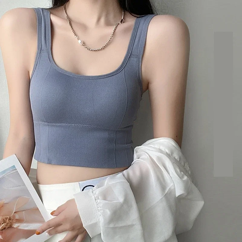 New Style Breathable Inner and Outer Wear Vest Women Sports Underwear Sport Bra Workout Top