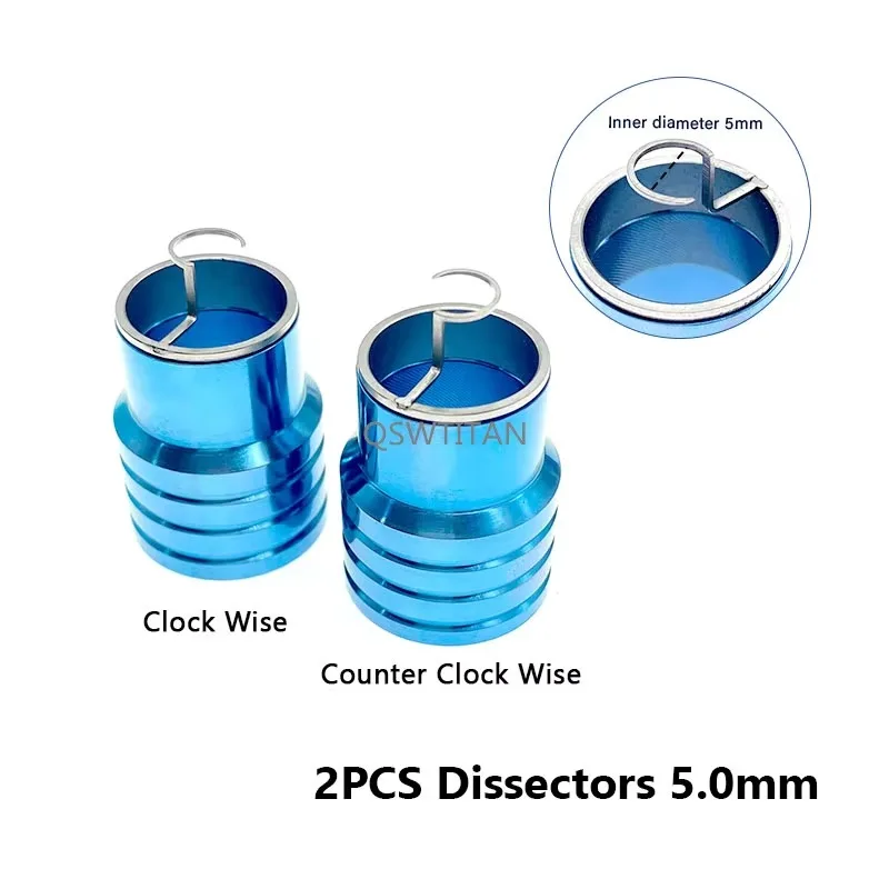 QSWTITAN Tunnel Maker Dissectors เส้นผ่านศูนย์กลางภายใน 5 มม./6 มม.Ofthalmic เครื่องมือผ่าตัด