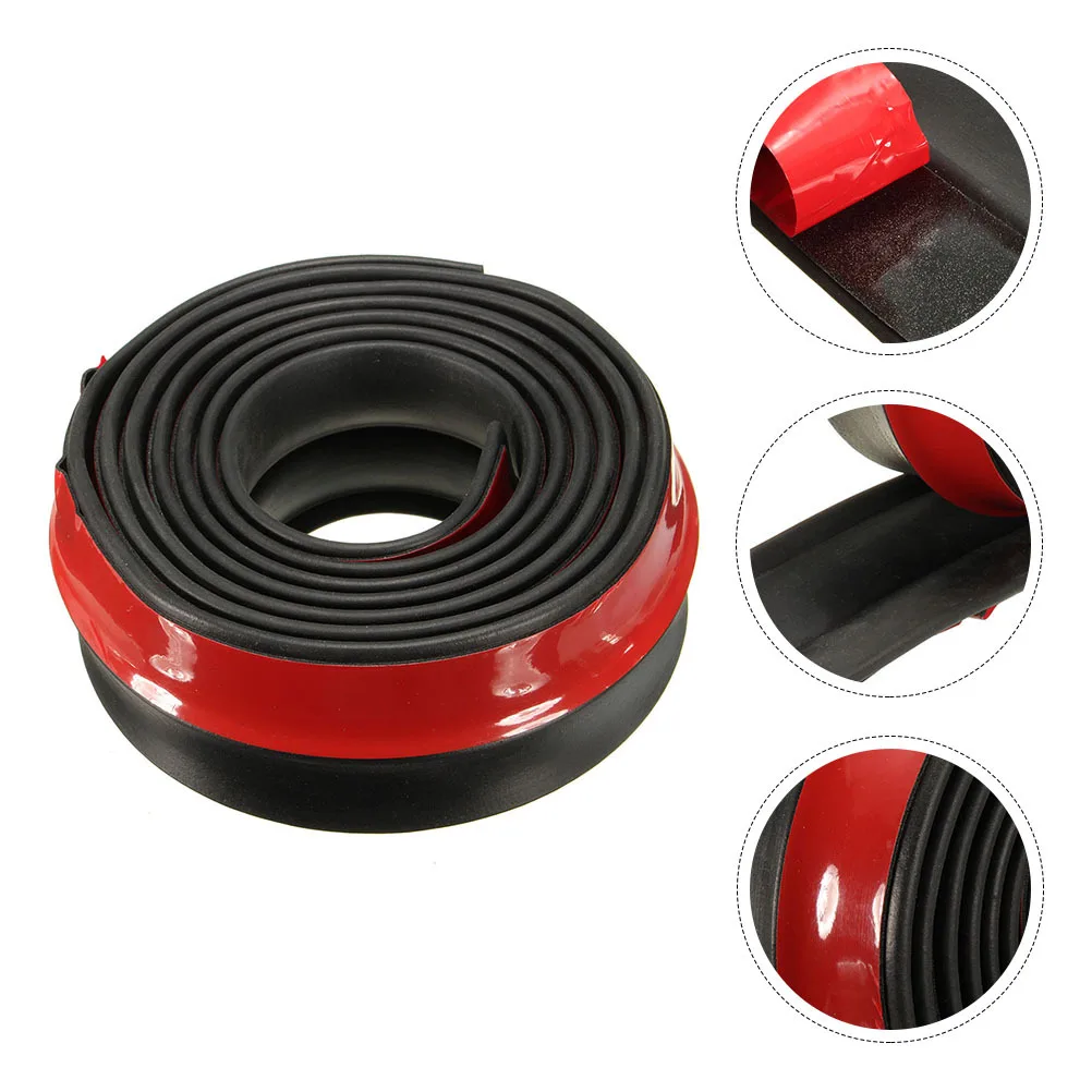 1 Buah Strip Pelindung Bumper Mobil Trim Karet Universal untuk Bumper Depan Belakang Rok Samping Truk Suv Perlindungan Anti Gores