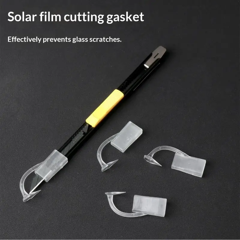 Car Window Film Cutting Protective Pad Anti Scratch Clear Blade Guard Sticker Tool For Auto Tint Film Shop DIY Installation Use