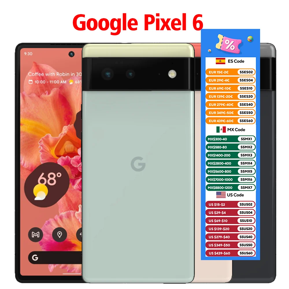 Google Pixel 6 Pixel6 Mobile phone 6.4