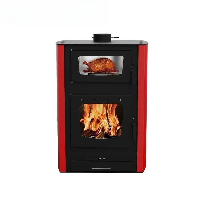 RC3001A 30KW High Power Wood Stove For Cooking And Water Heating Wood Burning Stove With Oven And Boiler Wood Boiler
