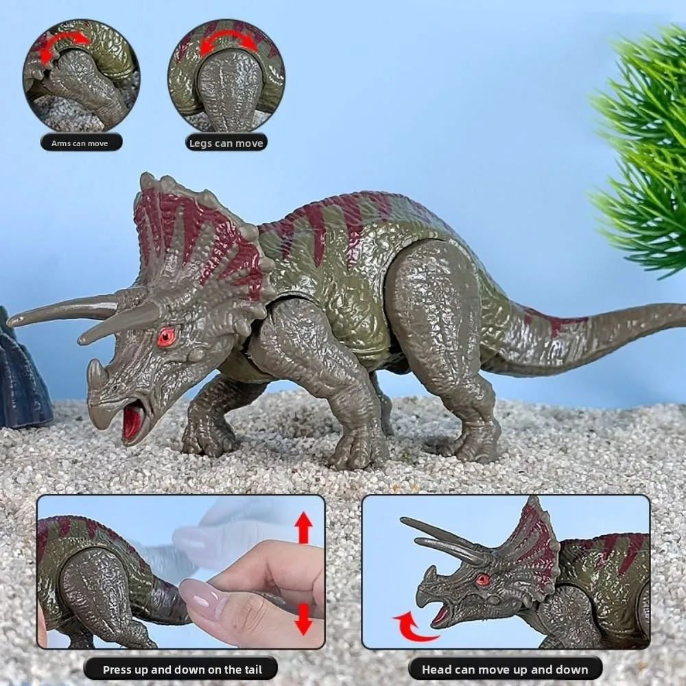 Plastic Simulation Dinosaur Action Figures Handmad Statue Realistic Dinosaur Model Funny Animals Figure